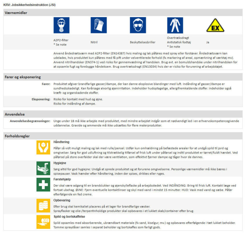 KRV Kemisk risikovurdering eksempel